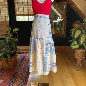 Tapestry Print Skirt